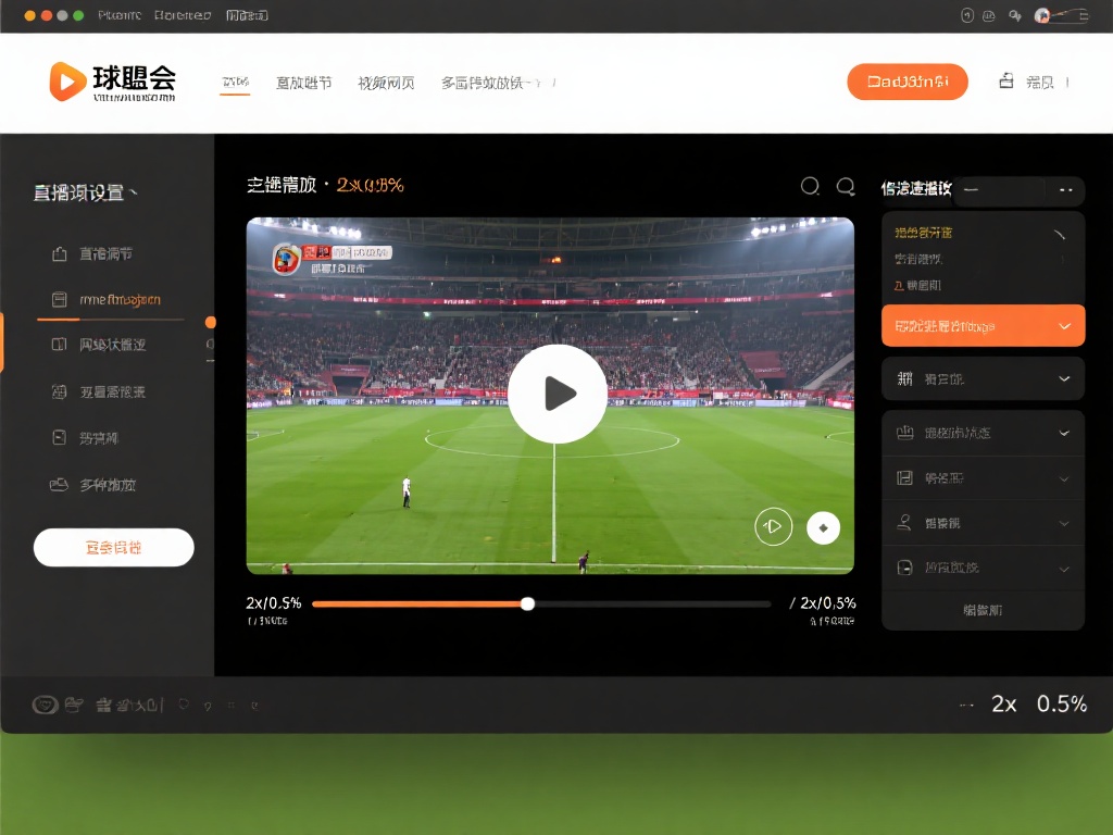对于体育赛事和重要活动的直播，视频的播放设置显得尤
