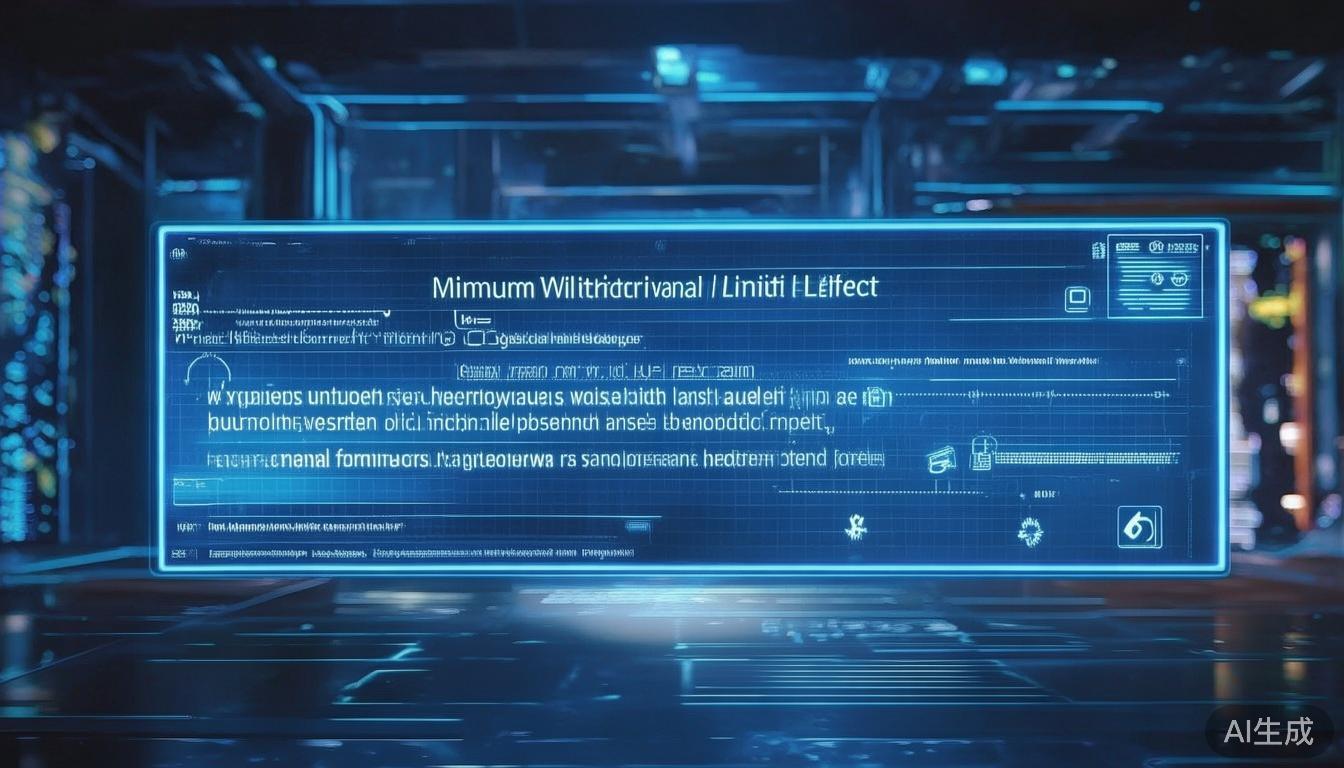 部分平台设有最低提款金额。若余额低于平台要求，将无